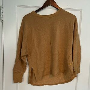 Yellow LL Bean sweatshirt